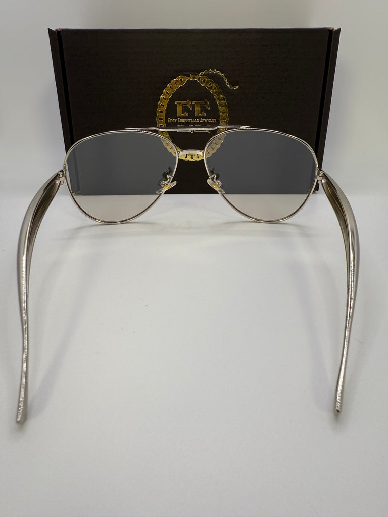 Demure Aviator Sunglasses