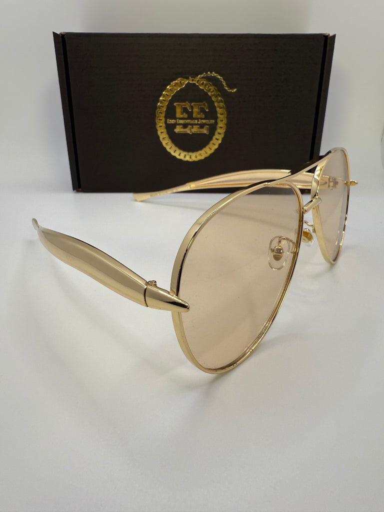 Demure Aviator Sunglasses