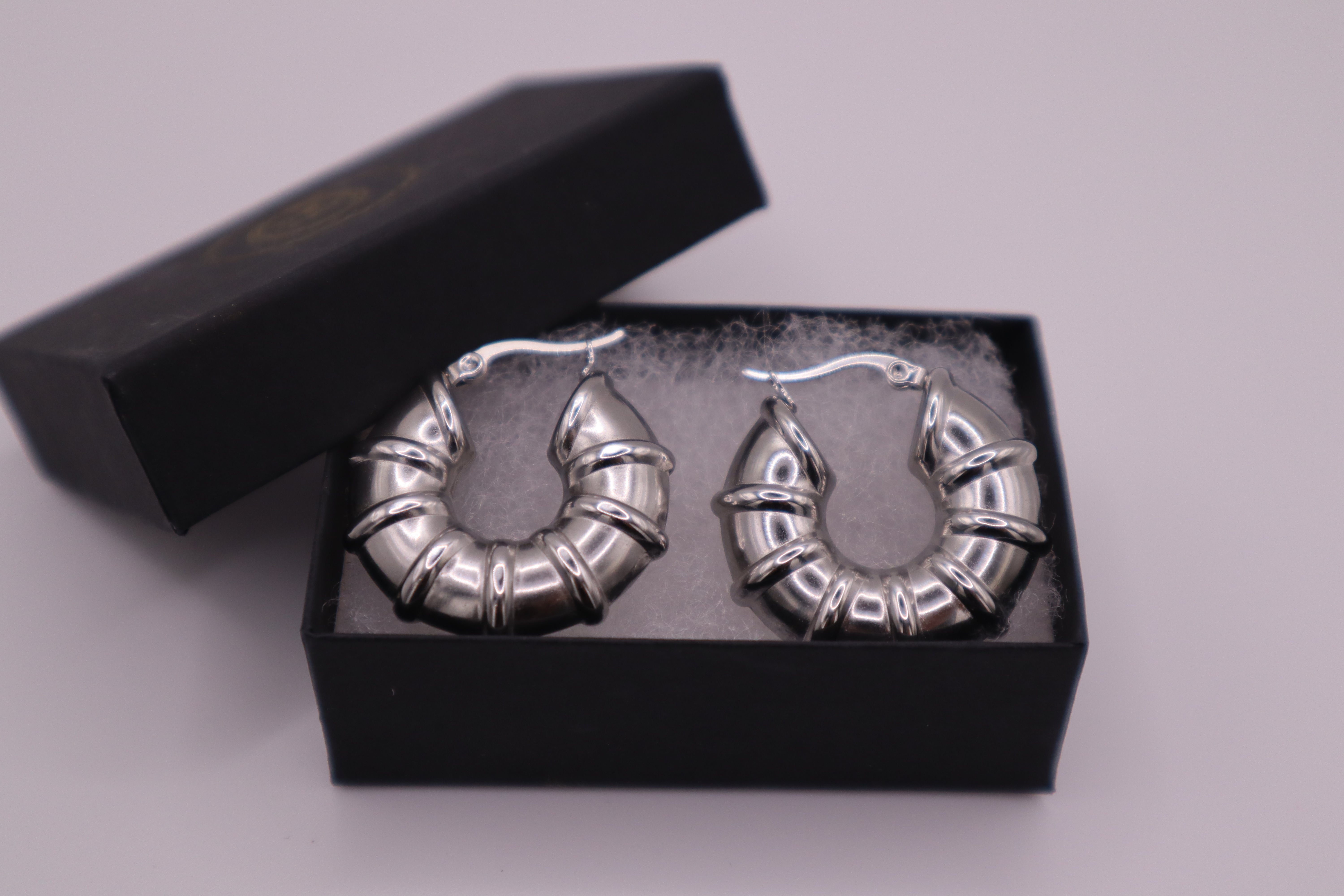 Bamboo Breeze Hoop Earrings | Edgy Essentials